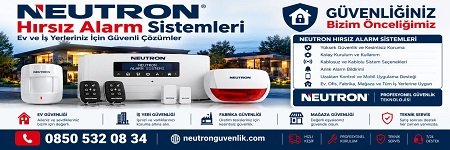 Neutron Hırsız Alarm Sistemleri Satış, Kurulum ve Teknik Servis